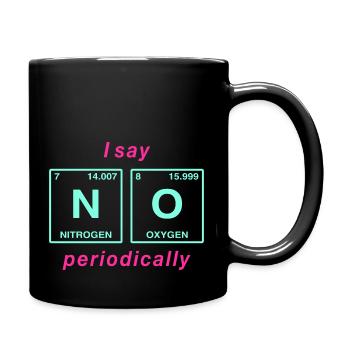 Je dis NON peropdiquement - ne soyez pas un béni-oui-oui! - Mug uni - noir - Droite