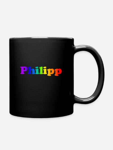Philipp - Tasse einfarbig - Schwarz