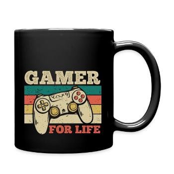 Gamer for Life - Full Colour Mug - black - Right
