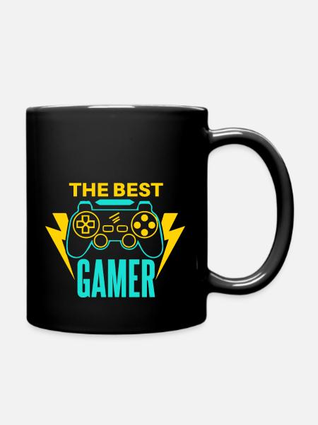The best Gamer - Full Colour Mug - black