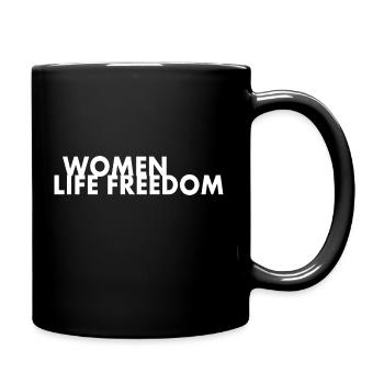 Women life freedom - Mug uni - noir - Droite