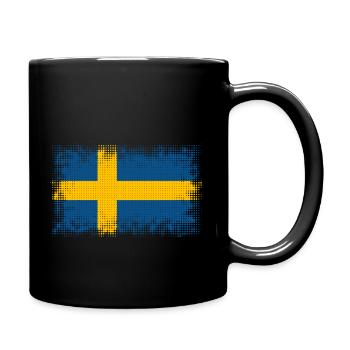 Sweden - Full Colour Mug - black - Right