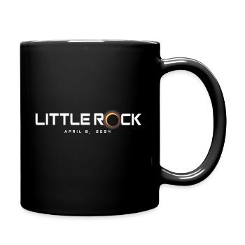 Little Rock Arkansas 2024 Sonnenfinsternis Souvenir 8. April - Tasse einfarbig - Schwarz - Rechts