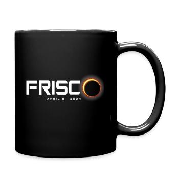 Frisco Texas 2024 Eclipse Souvenir 8 avril - Mug uni - noir - Droite