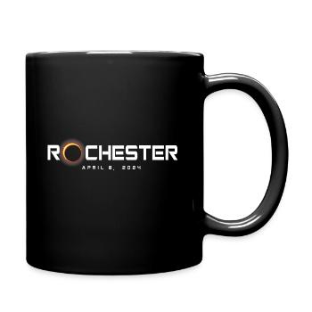 Rochester New York 2024 Eclipse Souvenir 8 avril - Mug uni - noir - Droite