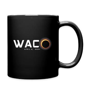 Waco Texas 2024 Eclipse Souvenir 8 avril - Mug uni - noir - Droite