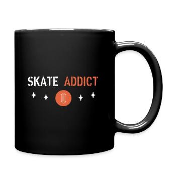 Skate addict - Mug uni - noir - Droite