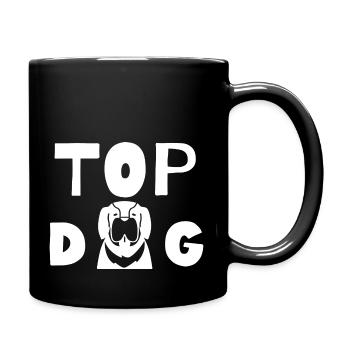 TOP DOG - Tasse einfarbig - Schwarz - Rechts