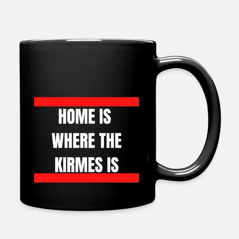 Kirmes - Tasse einfarbig - Schwarz