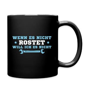 Schrauben Tuning Humor Autoschrauber - Tasse einfarbig - Schwarz - Rechts