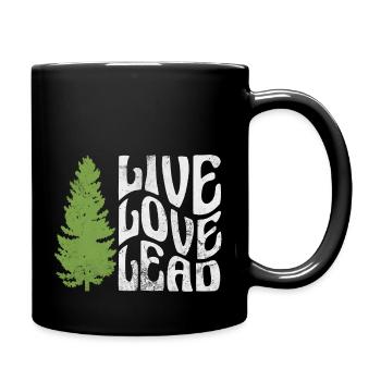 Live Love Lead - Full Colour Mug - black - Right