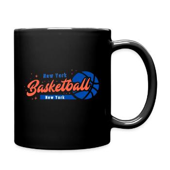 Basketball City - New York Blue - Tasse einfarbig - Schwarz - Rechts