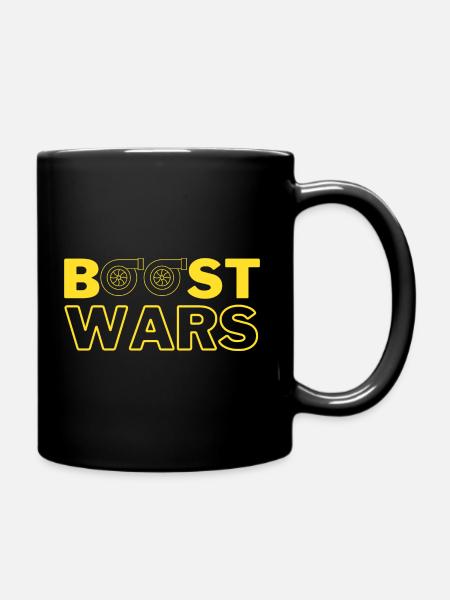Boost wars - Turbo - Tasse einfarbig - Schwarz