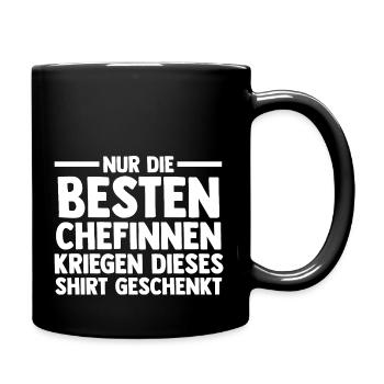 Arbeit Kollegen Büro Teamleiter Führungskraft Chef - Tasse einfarbig - Schwarz - Rechts