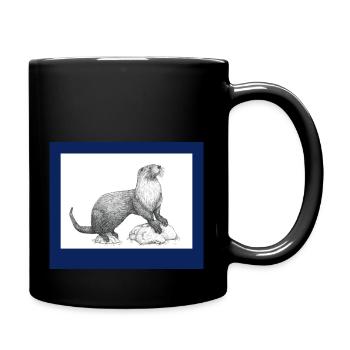 230919 Loutre6 - Mug uni - noir - Droite