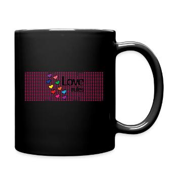 LoveRules - Full Colour Mug - black - Right