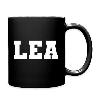Name - Lea - Full Colour Mug - black - Right