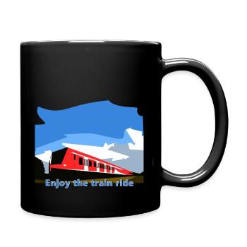 trainride - Tasse einfarbig - Schwarz - Rechts