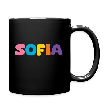 Name - Sofia - Full Colour Mug - black - Right