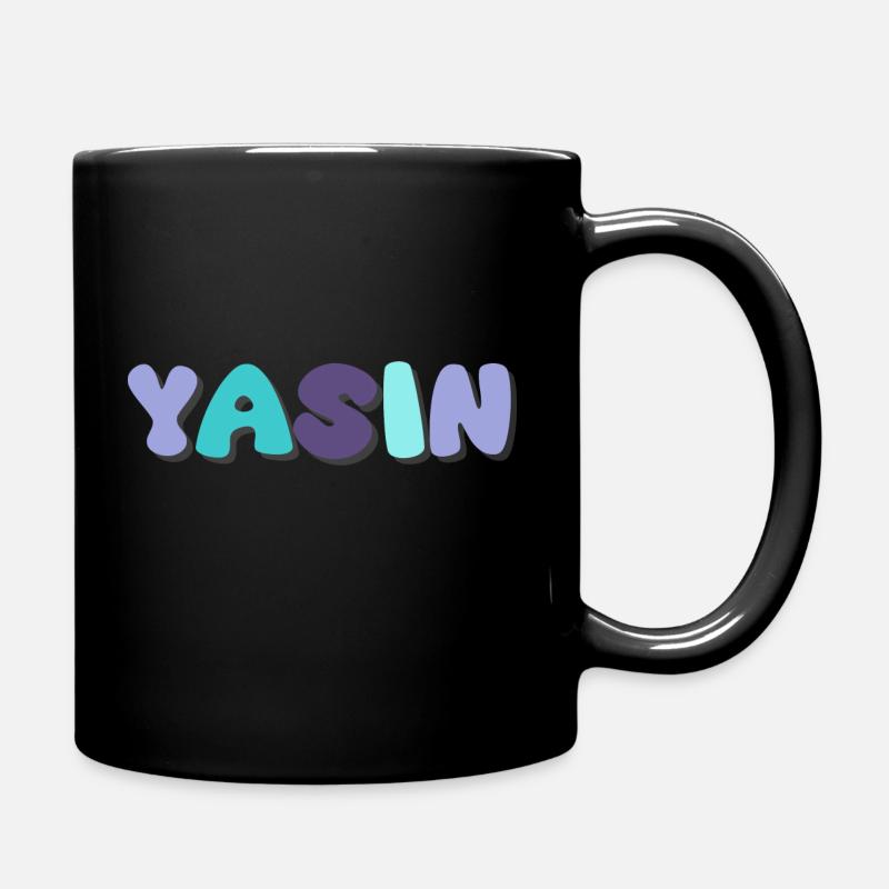 Nom - Yasin - Mug uni - noir