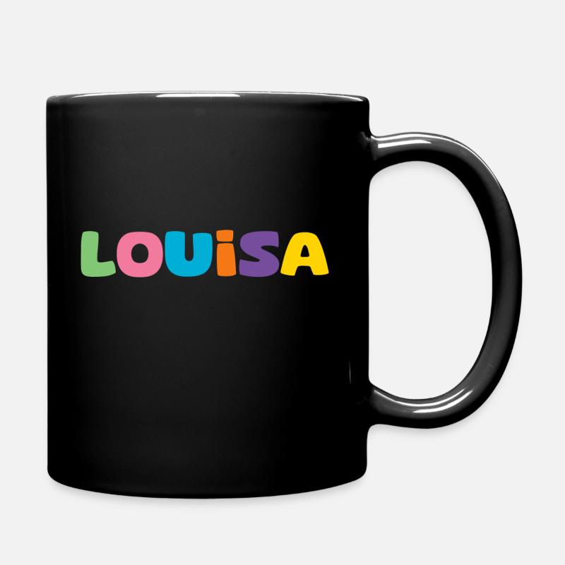 Nome - Louisa - Tazza monocolore - nero