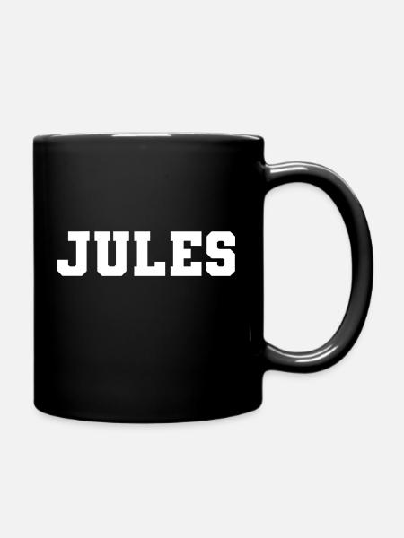 Name - Jules - Tasse einfarbig - Schwarz