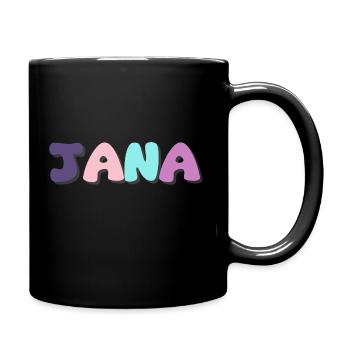 Nom - Jana - Mug uni - noir - Droite