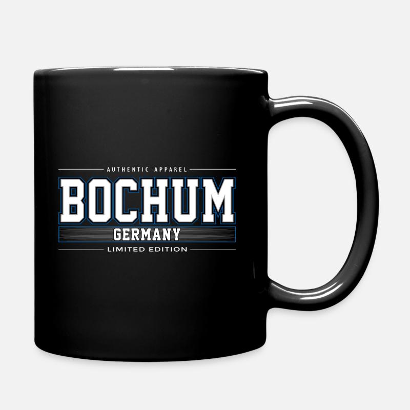 Bochum - Tasse einfarbig - Schwarz