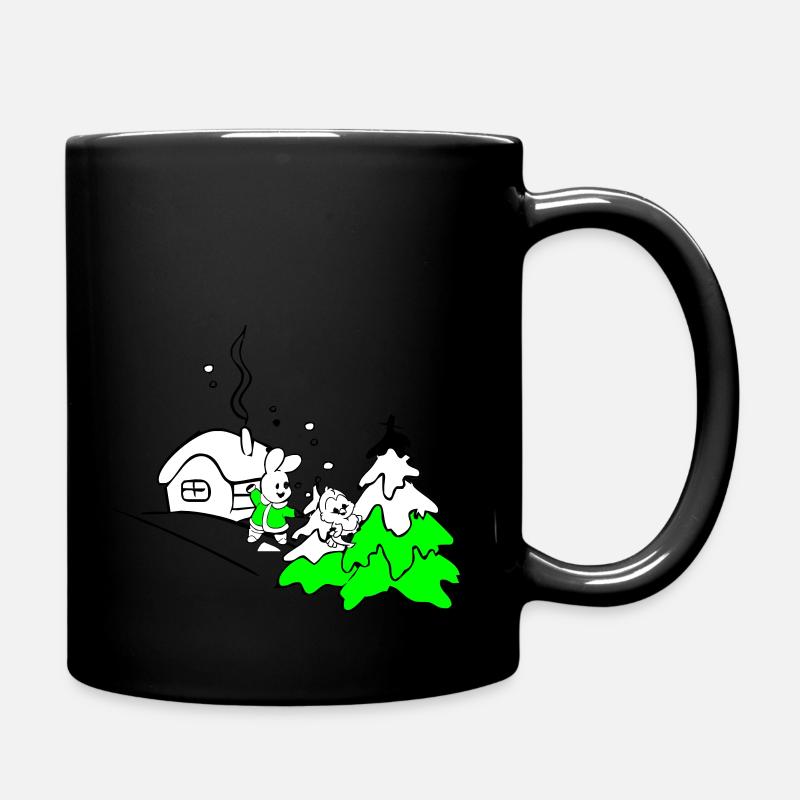 Winter - Full Colour Mug - black