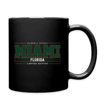 Miami - Tasse einfarbig - Schwarz - Rechts