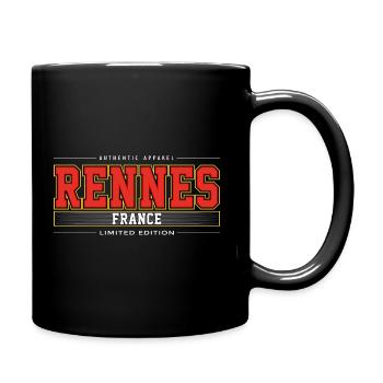 Rennes - Full Colour Mug - black - Right