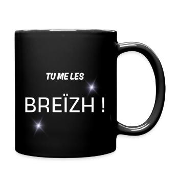 cadeau homme, humour Breton, t-shirt humoristique - Mug uni - noir - Droite