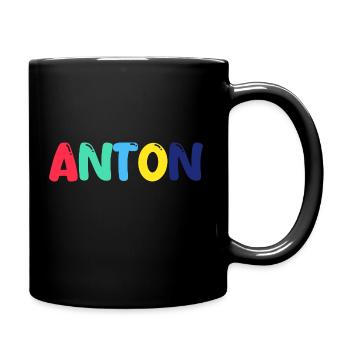 Nom - Anton - Mug uni - noir - Droite