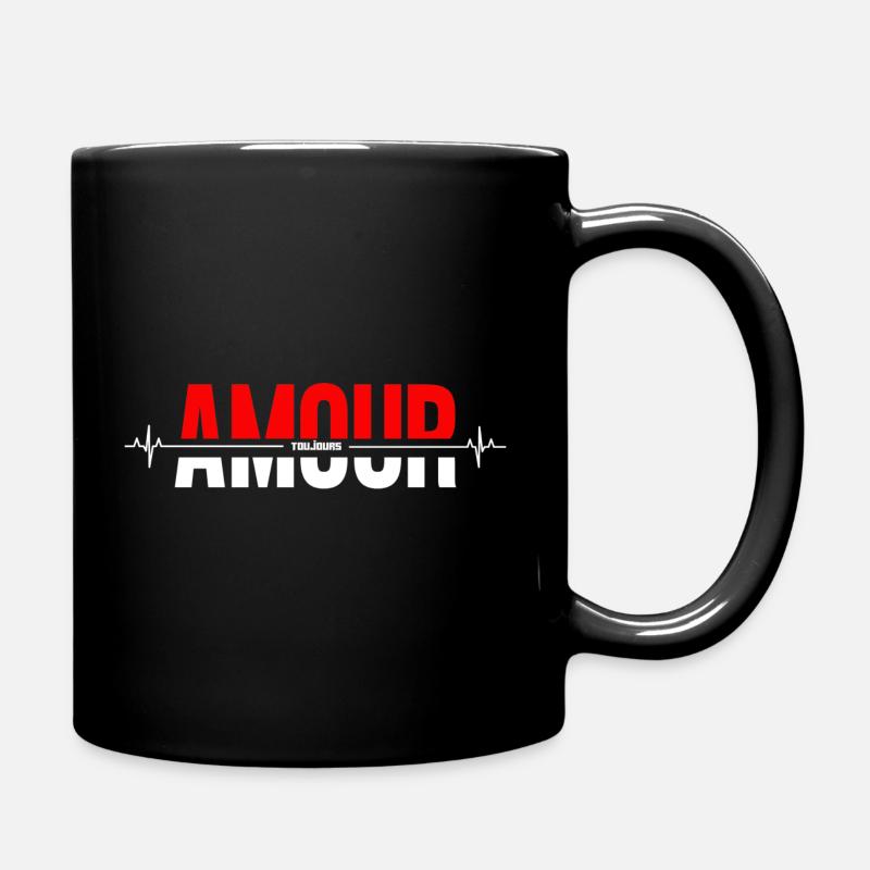 EWIGE LIEBE - Tasse einfarbig - Schwarz