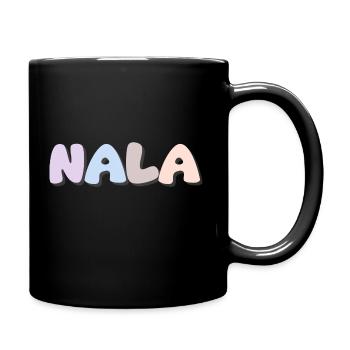 Name - Nala - Tasse einfarbig - Schwarz - Rechts