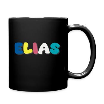 Name - Elias - Full Colour Mug - black - Right