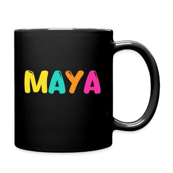 Nom - Maya - Mug uni - noir - Droite