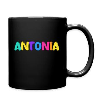 Name - Antonia - Full Colour Mug - black - Right