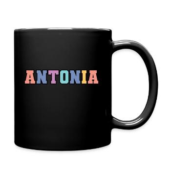 Name - Antonia - Full Colour Mug - black - Right
