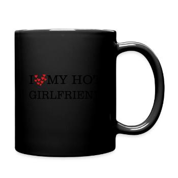 J’aime ma copine chaude ich liebe meine - Mug uni - noir - Droite