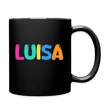 Nom - Luisa - Mug uni - noir - Droite