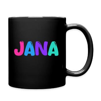 Nom - Jana - Mug uni - noir - Droite
