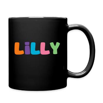 Name - Lilly - Full Colour Mug - black - Right