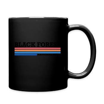 Black Forest Retro Forest Nature - Full Colour Mug - black - Right