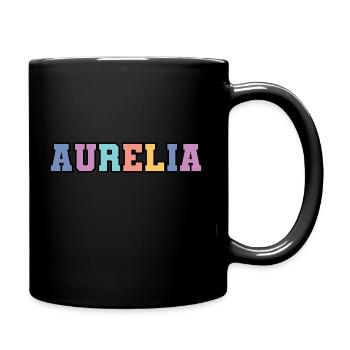 Name - Aurelia - Full Colour Mug - black - Right