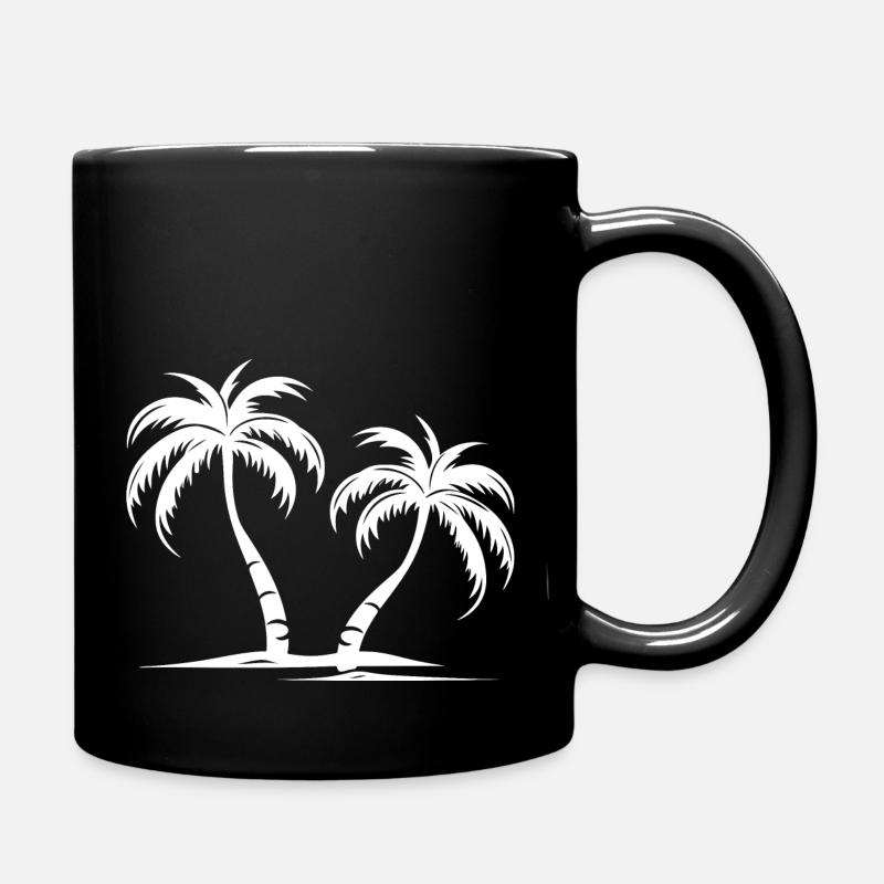 Île Palm - Mug uni - noir