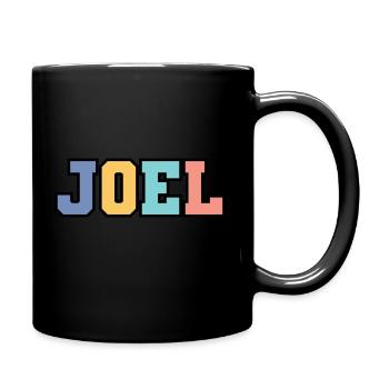 Nom - Joel - Mug uni - noir - Droite