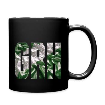 GRH grün weiß - Tasse einfarbig - Schwarz - Rechts
