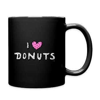 Donut Love - Full Colour Mug - black - Right