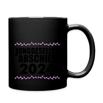 junggesellen abschied - Tasse einfarbig - Schwarz - Rechts